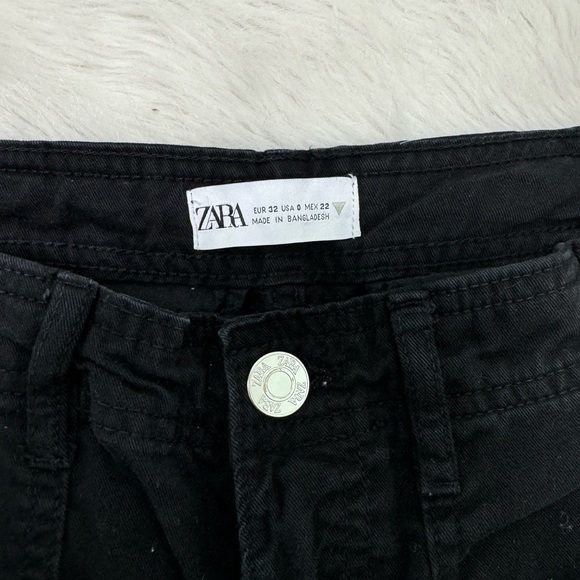 Zara Wide Leg Cargo Pants - Picture 2 of 3